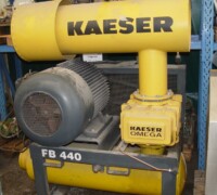 article no.: 24667<br><br> 2000 m³/h 1 bar used piston blower<br><br>Kaeser<br><br>