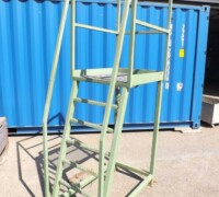 article no.: 25819<br><br>  used platform ladder / industrial ladder / steel platform / service platform for chamber filter press / steel platform<br><br><br><br>