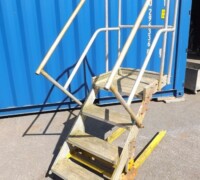 article no.: 25823<br><br>  used platform ladder / industrial ladder / steel platform / service platform for chamber filter press / steel platform<br><br><br><br>