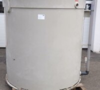 article no.: 27127<br><br> 3 m³  used plastic flat bottom tank PP<br><br><br><br>