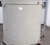 Artikel Nr.: 27127<br><br> 3 m³  gebrauchter Kunststoff / Plastik Behandlungsbehälter mit Flachboden PP / Speicherbehälter<br><br><br><br>