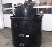 article no.: 27217<br><br> 1 m³ used plastic Chemical storage tank double wall PE<br><br>B.A. Rieger<br><br>