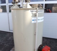 Artikel Nr.: 27879<br><br> 0,8 m³, 10 kW gebrauchter Kunststoff / Plastik Beheizbarer Kunststoffbehälter PP mit elektrischer Heizung<br><br>ENVIRO-CHEMIE<br><br>