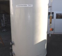 article no.: 27893<br><br> 3,5 m³ used plastic tank with slant bottom PP<br><br>ENVIRO-CHEMIE<br><br>