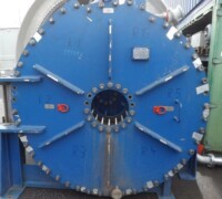 Artikel Nr.: 28057<br><br> 33 m², 6200 kg gebrauchter Spiral Wärmetauscher aus Edelstahl/ Wärmetauscher<br><br>GEA Canzler GmbH<br><br>