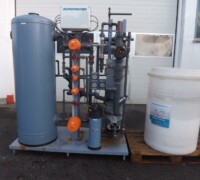 article no.: 29251<br><br>   feedwater softening plant with pipe installation<br><br>EUROWATER<br><br>