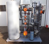 article no.: 29253<br><br>   feedwater softening plant with pipe installation<br><br>EUROWATER<br><br>