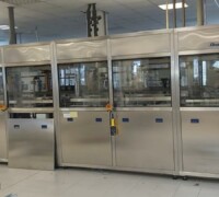 article no.: 29431<br><br> Heizung 8 x 2,5 kW, 5 x Ultraschallschwinger 500-800W used automatic ultrasonic cleaning plant for coating processes/ system within a housing<br><br>Elma<br><br>