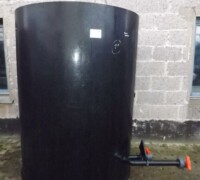 article no.: 29509<br><br> 3 m³  used pastic tank with a flat bottom <br><br><br><br>