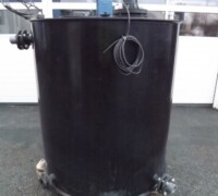 article no.: 29583<br><br> 1.5 m³ used plastic round tank<br><br><br><br>