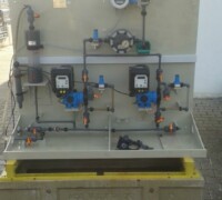 article no.: 29625<br><br> 0-20 l/h 0,8 bar dosing plant, dosage station with pump<br><br>SERA<br><br>