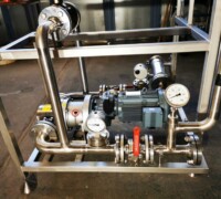 article no.: 29749<br><br> 2 m³/h, 3 bar unused pumpstation with magnetic clutched gear pump, unused<br><br>Witte Pumps & technology GmbH<br><br>