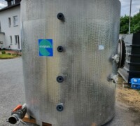 Artikel Nr.: 29807<br><br> 9.5 m³ gebrauchter Edelstahlbehälter<br><br><br><br>