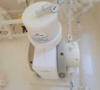 article no.: 29851<br><br> 1,4 m³/h / 6 bar used Air operated diaphragm pump made of PTFE<br><br>ALMATEC<br><br>