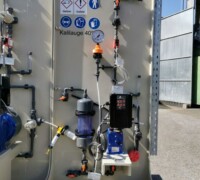 Artikel Nr.: 30069<br><br> 22 l/h gebrauchte Chemikaliendosierstation / Dosierstation / Dosierkabinett / Dosieranlage<br><br>WKS<br><br>