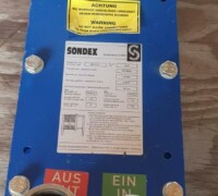 Artikel Nr.: 30091<br><br> 1 L ; 10 bar ; 27 kW gebrauchter Plattenwärmetauscher / Wärmetauscher <br><br>SONDEX<br><br>