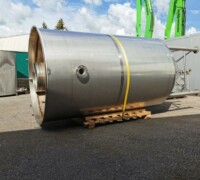 Artikel Nr.: 30121<br><br> 9 m³ gebrauchter Sedimenter mit beruhigtem Einlauf / gebrauchtes Edelstahl-Silo<br><br>unbekannt<br><br>