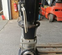 article no.: 30147<br><br> 64 m³/h, 2,1 bar used stainless steel centrifugal pump, vertical centrifugal pump<br><br> Grundfos<br><br>