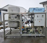 Artikel Nr.: 30191<br><br> 3000 l/24h Verdampferleistung gebrauchter Vakuumverdampfer/ Vakuumeindampfer; Vakuum-Verdampfer<br><br>ITALSCHELL<br><br>